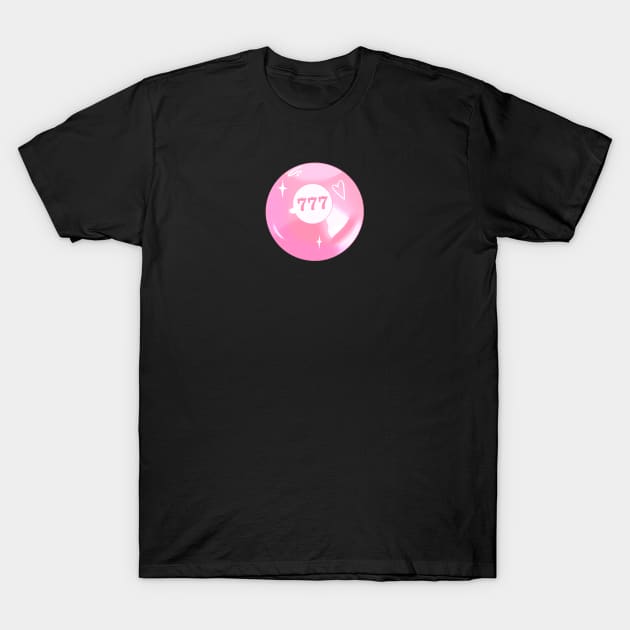 777 Angel Number Pool Ball T-Shirt by novembersgirl